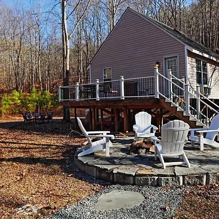 Our Private Wooded Cabin Chatham Exterior foto